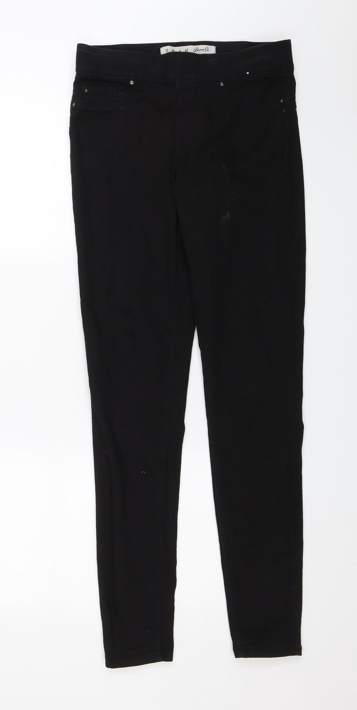 Denim Co. Womens Black Jegging Jeans Size 10 L30 in