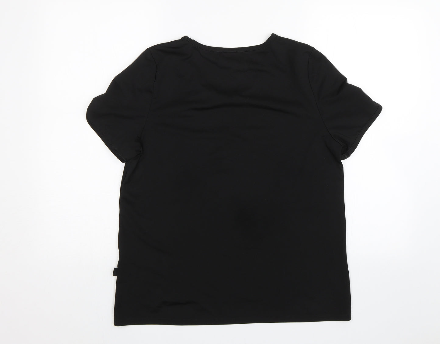 Incorporatewear Womens Black   Basic T-Shirt Size M