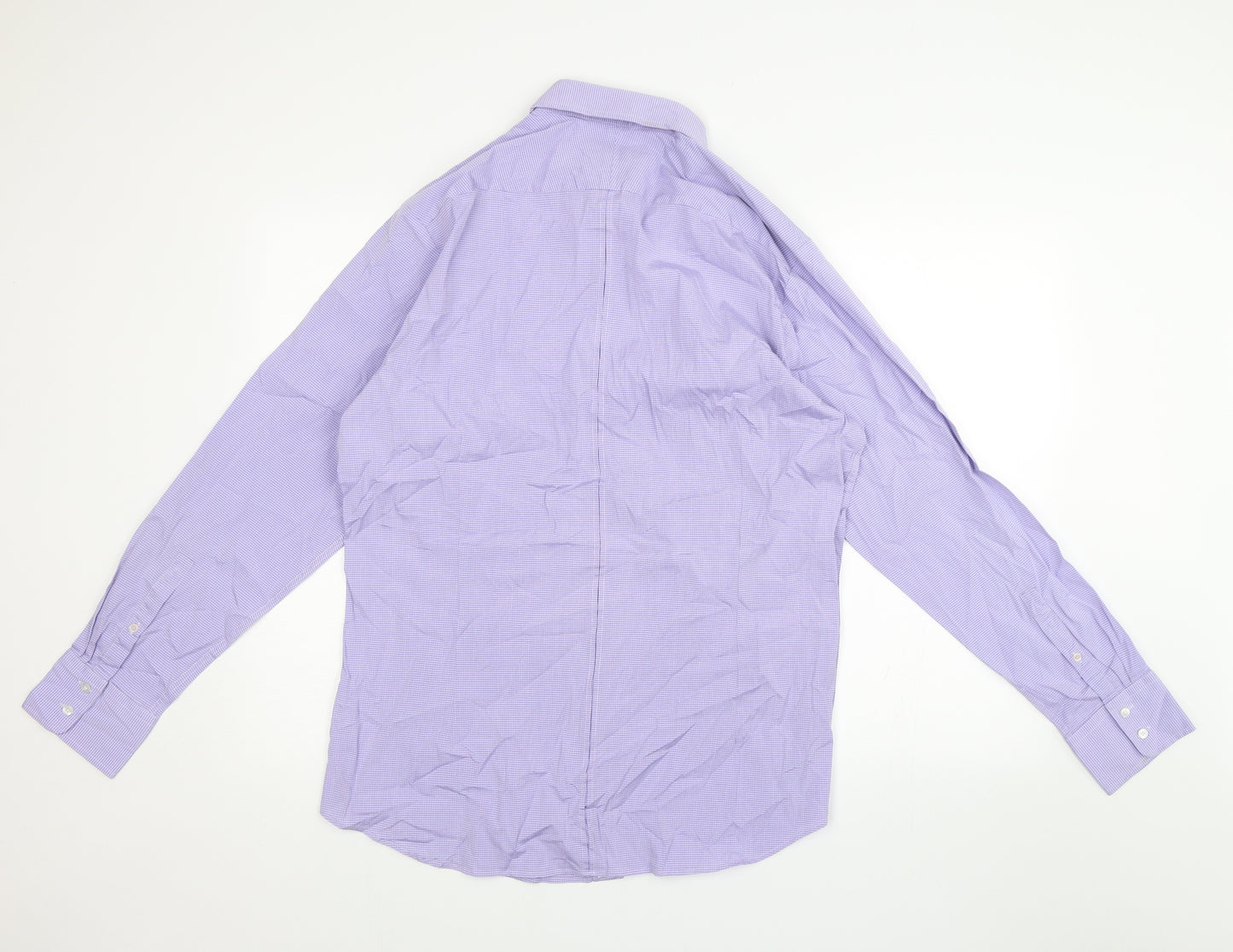 Thomas Pink Mens Purple    Dress Shirt Size 17.5