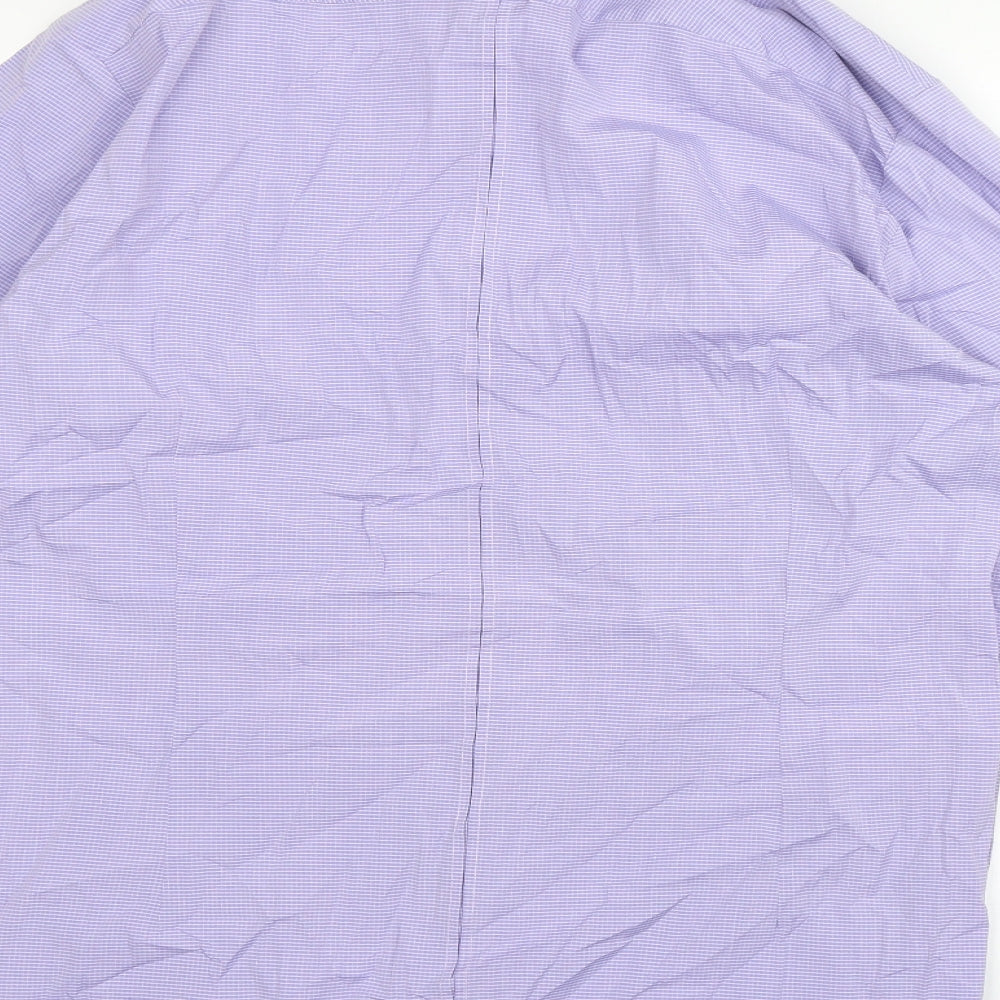 Thomas Pink Mens Purple    Dress Shirt Size 17.5