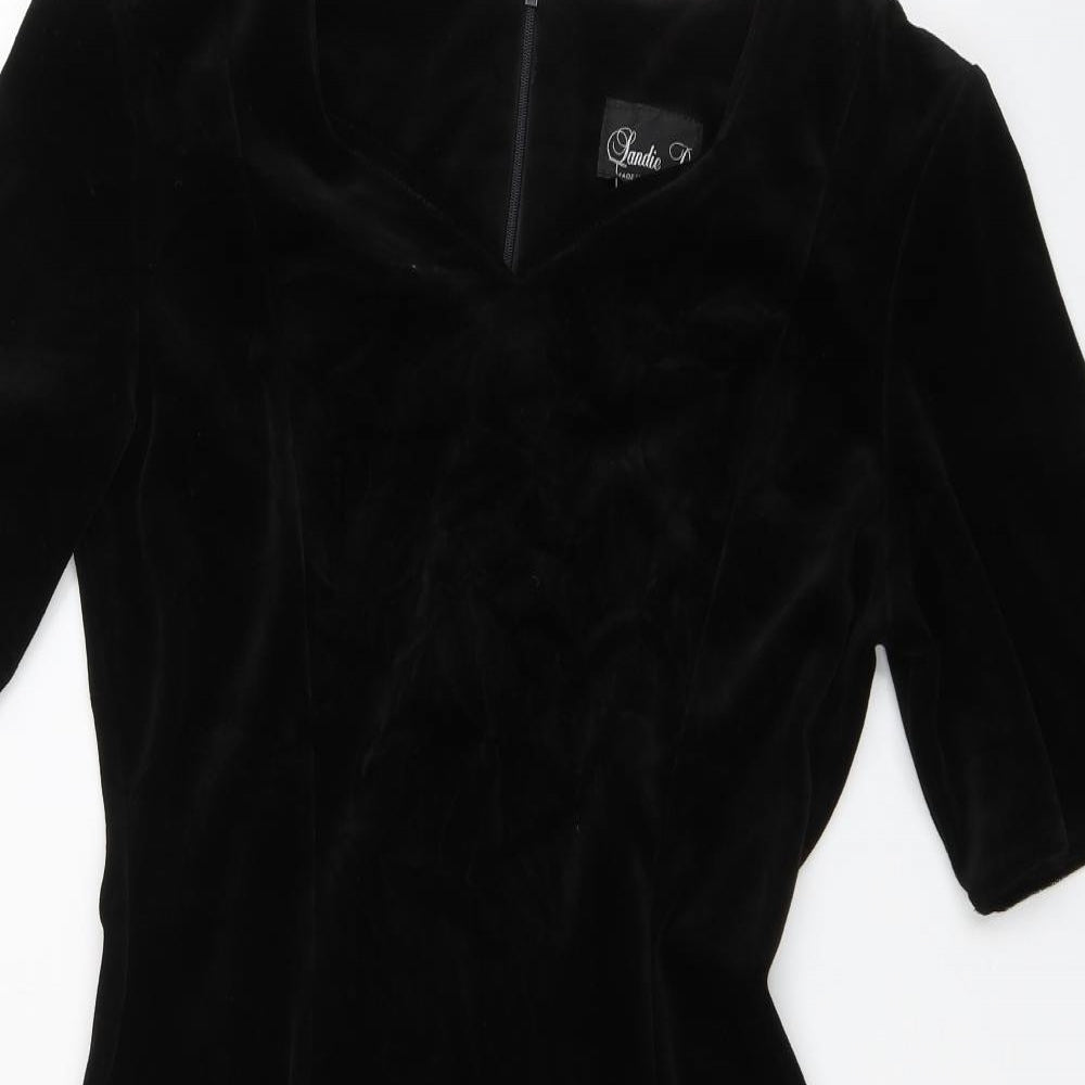 Sandie D. Womens Black   Pencil Dress  Size 12