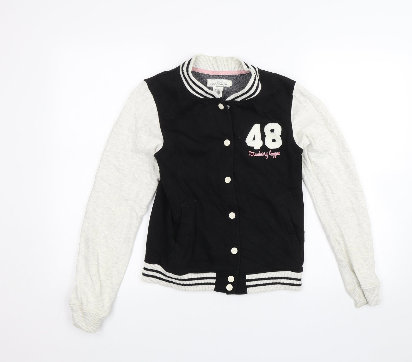 H&M Girls Black   Jacket  Size 13-14 Years