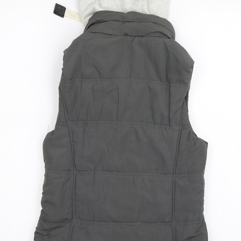 New Look Womens Grey   Gilet Jacket Size 8