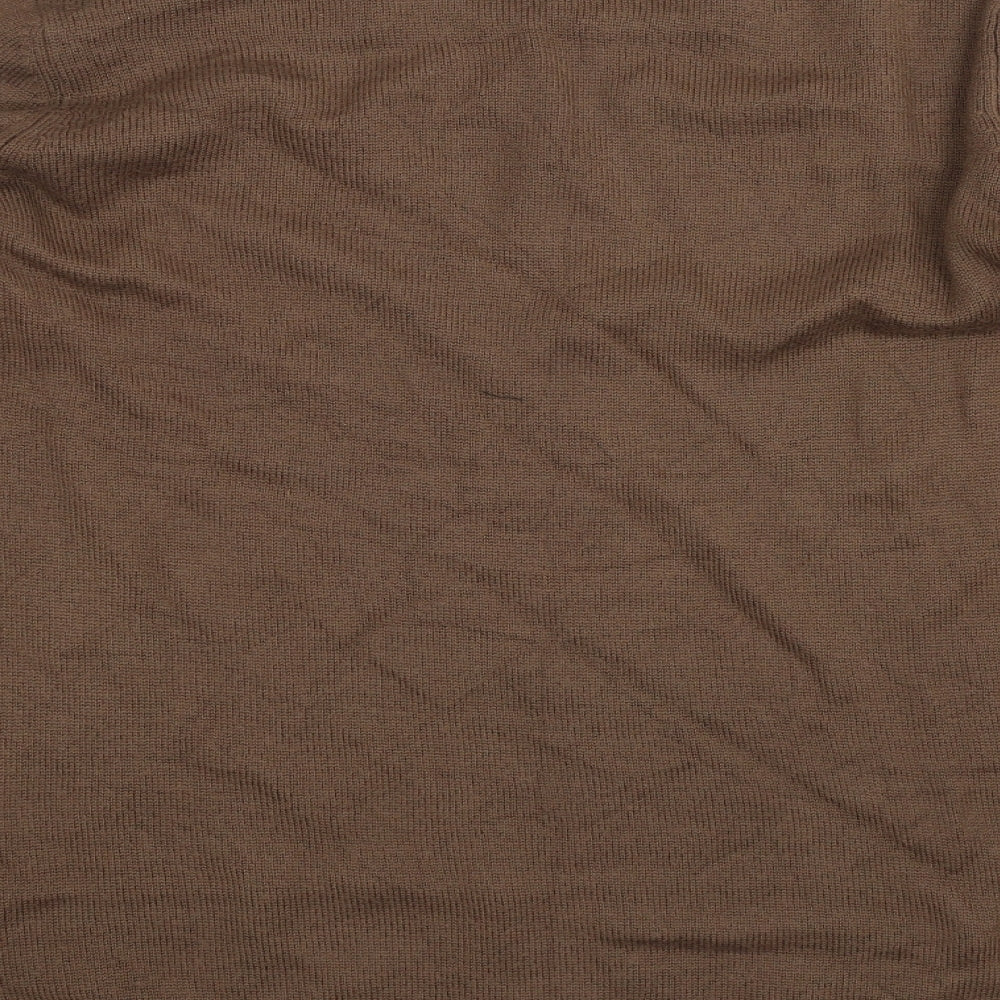 County Casuals Womens Brown Striped  Pullover Jumper Size L