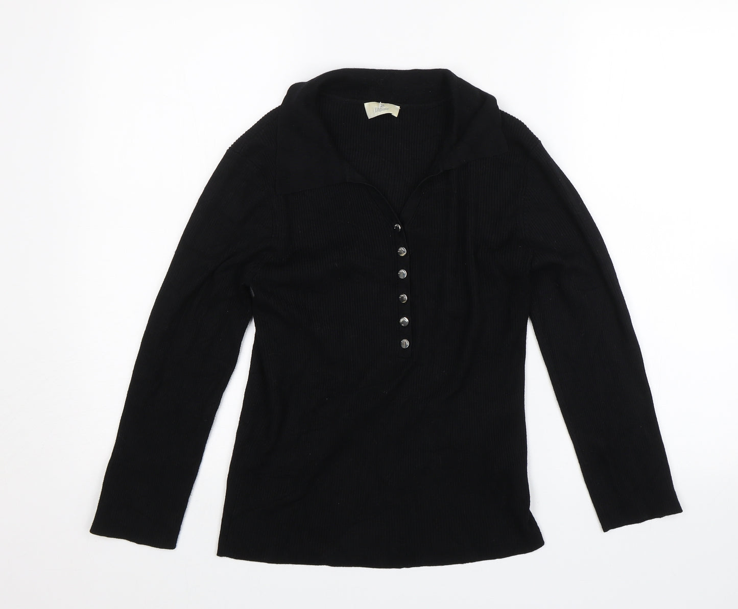 Elegance Womens Black   Pullover Jumper Size 12