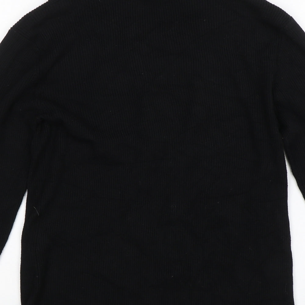 Elegance Womens Black   Pullover Jumper Size 12
