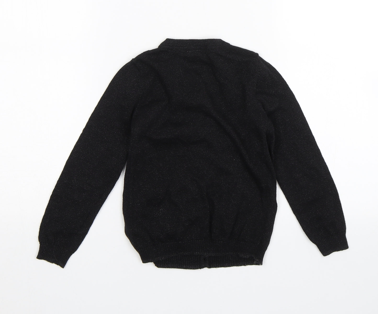 TU Girls Black   Cardigan Jumper Size 4-5 Years