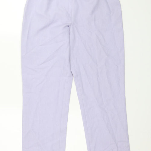 Scott & Taylor Womens Purple   Capri Trousers Size 26 in L29 in