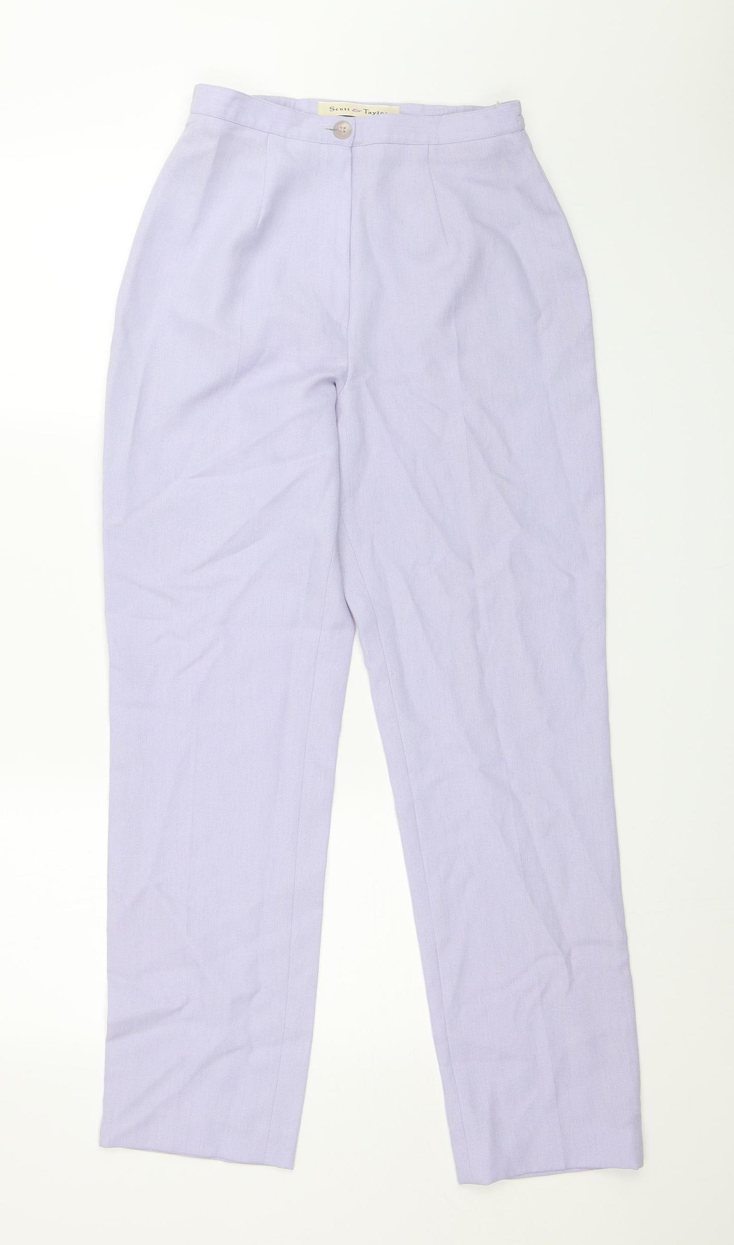 Scott & Taylor Womens Purple   Capri Trousers Size 26 in L29 in