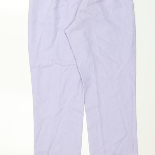 Scott & Taylor Womens Purple   Capri Trousers Size 26 in L29 in