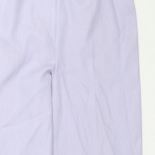 Scott & Taylor Womens Purple   Capri Trousers Size 26 in L29 in