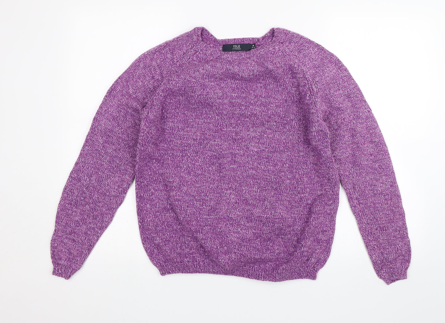 Isle Womens Purple   Pullover Jumper Size M