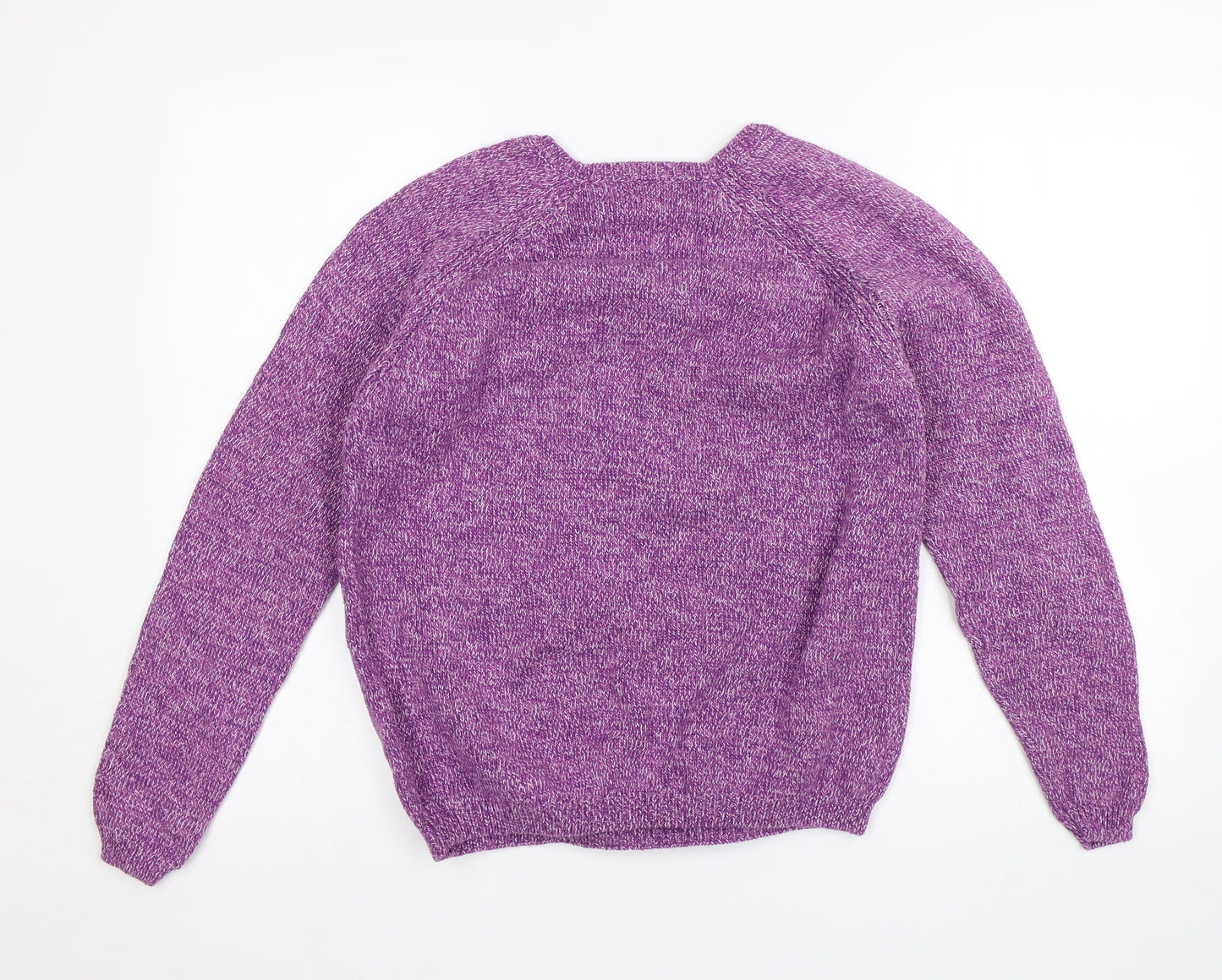 Isle Womens Purple   Pullover Jumper Size M
