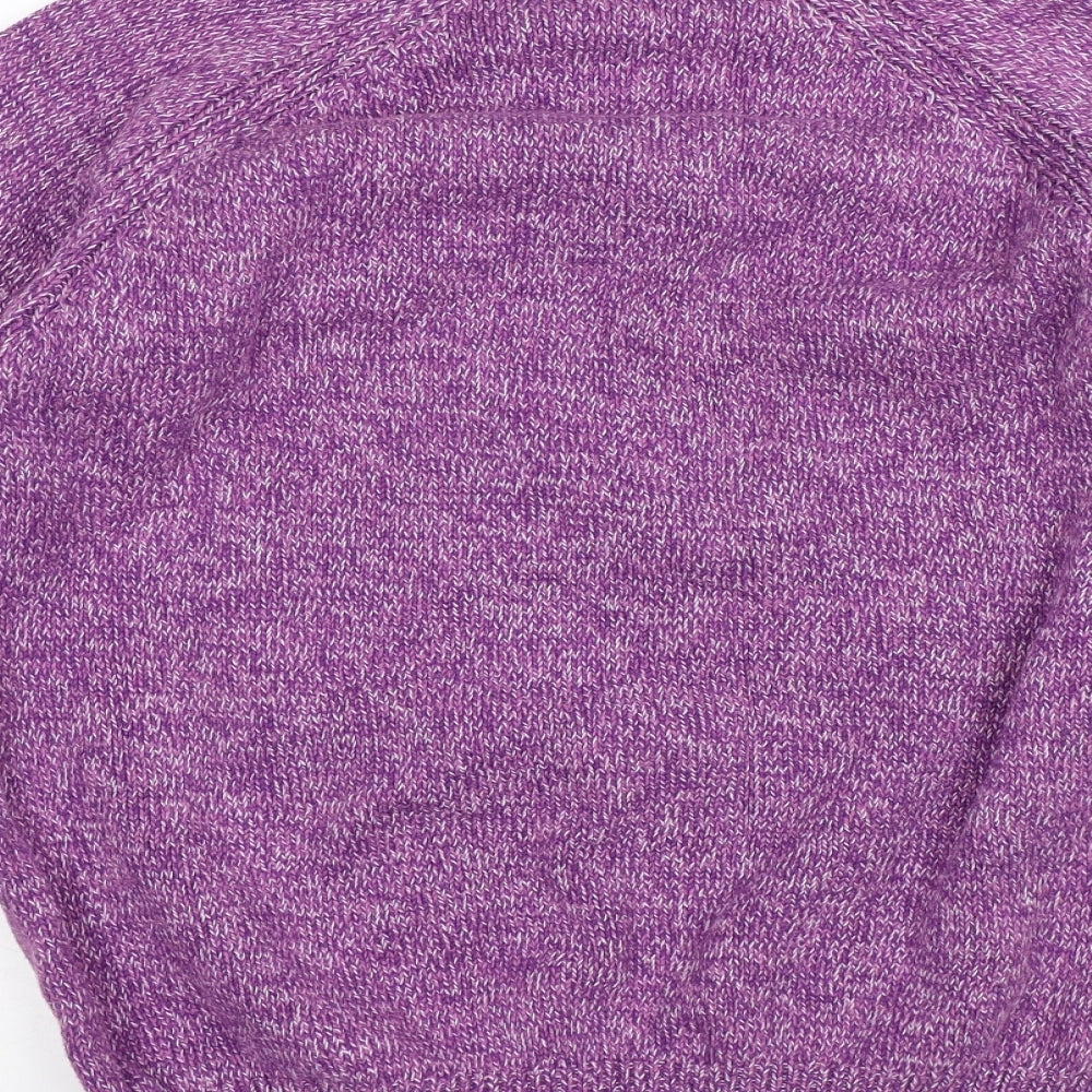 Isle Womens Purple   Pullover Jumper Size M