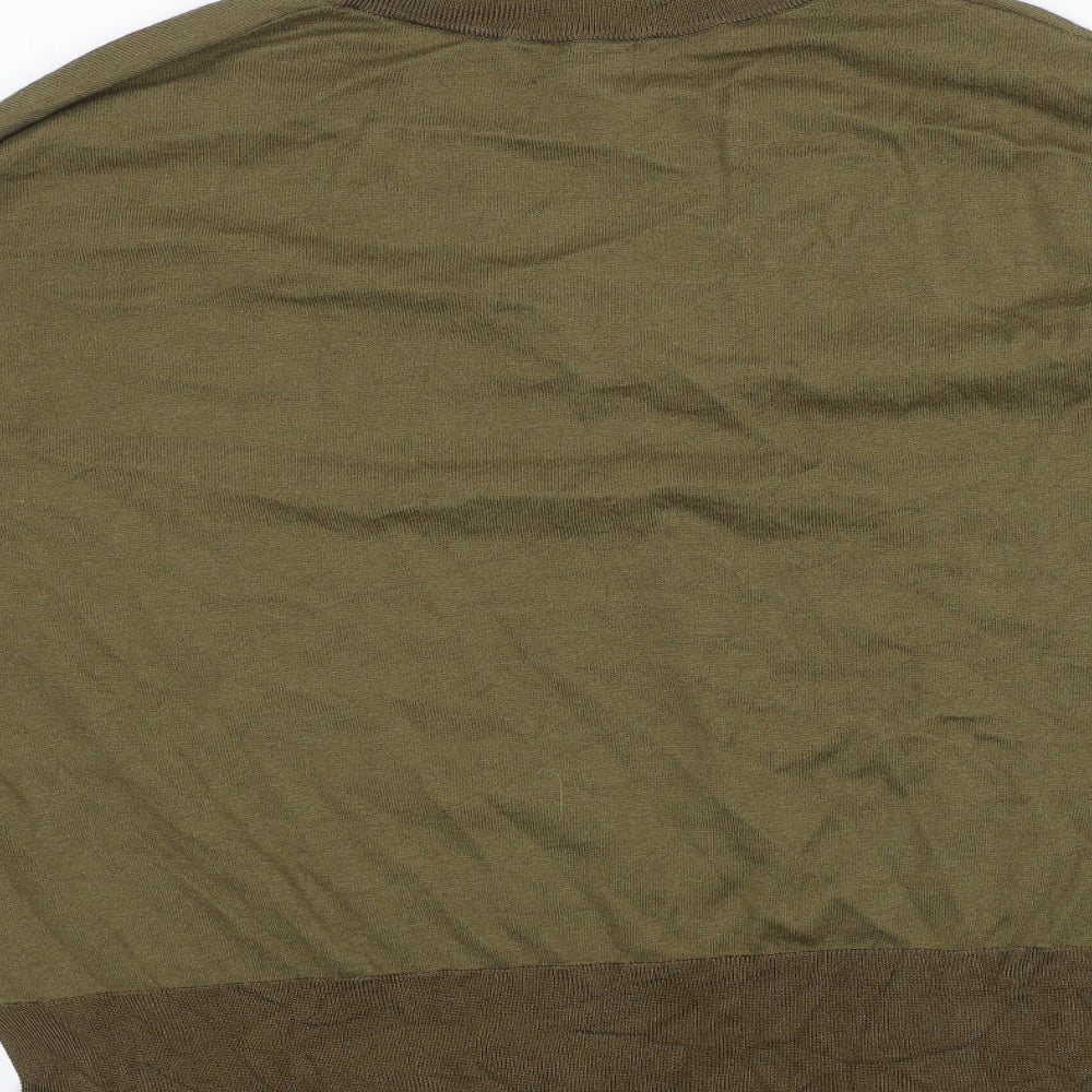Topshop Womens Green   Pullover Jumper Size 10