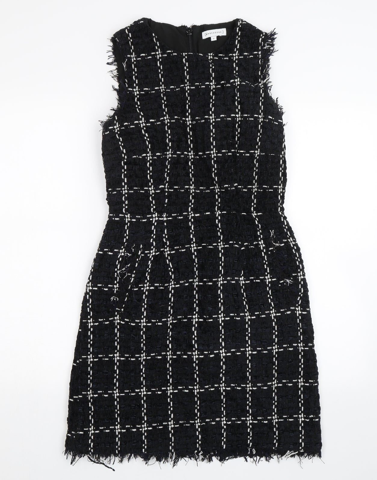 Warehouse Womens Black   Pencil Dress  Size 10