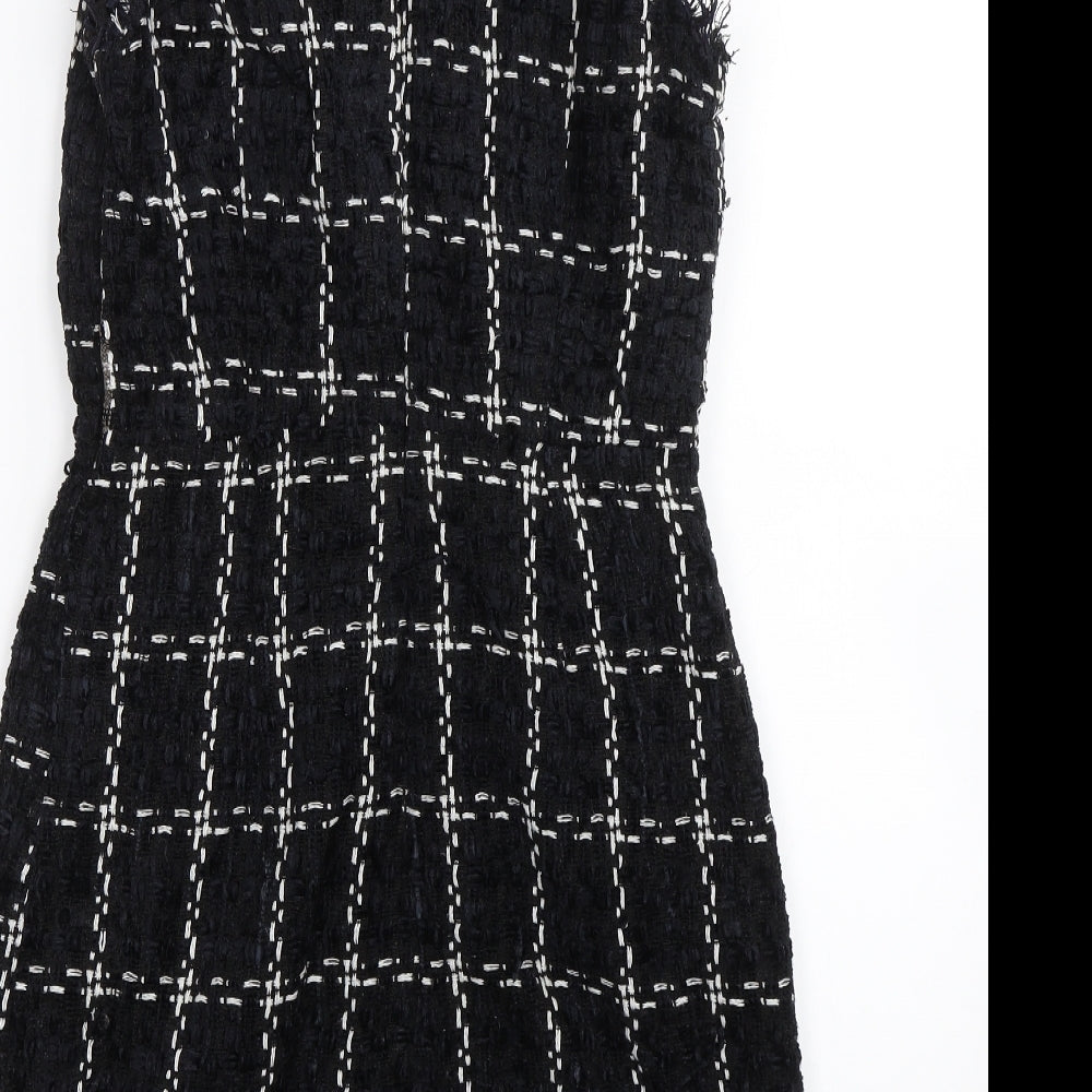Warehouse Womens Black   Pencil Dress  Size 10