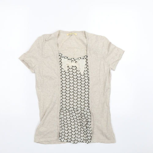NEXT Womens Beige   Basic Blouse Size 10