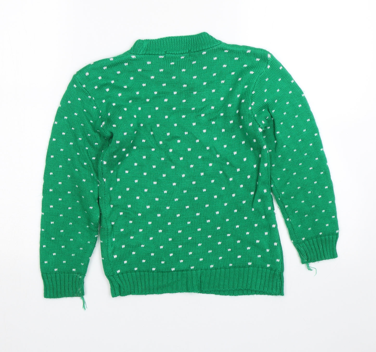 Impulse Boys Green   Pullover Jumper Size 7-8 Years  - Reindeer