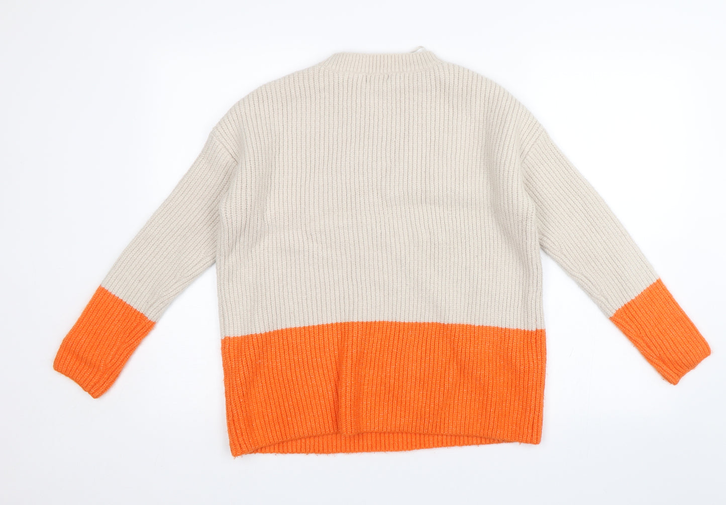 Primark Womens Orange   Pullover Jumper Size L
