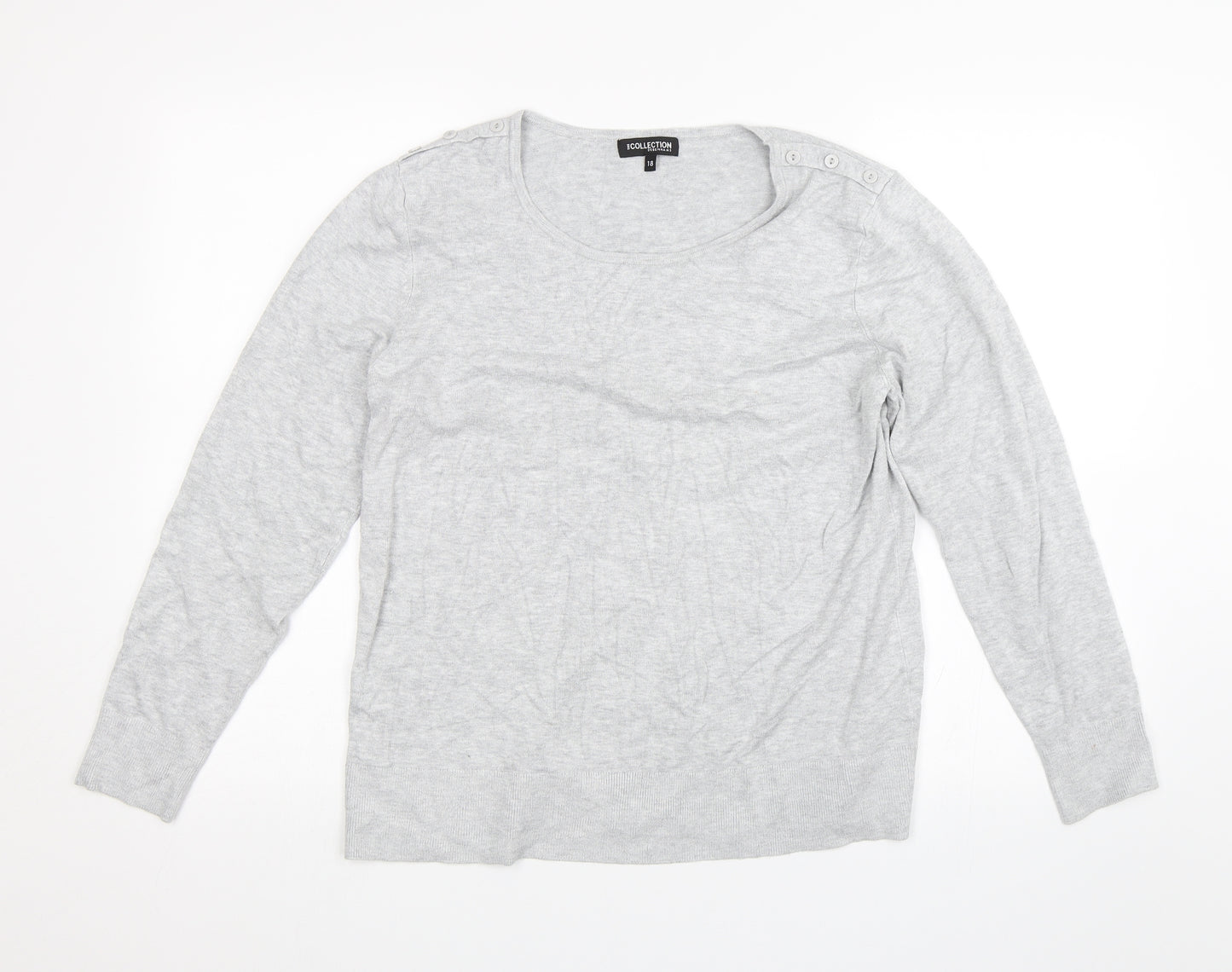 Debenhams Womens Grey   Pullover Jumper Size 18