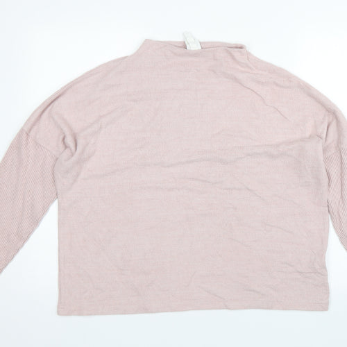H&M Womens Pink   Pullover Jumper Size M