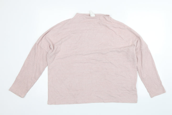 H&M Womens Pink   Pullover Jumper Size M