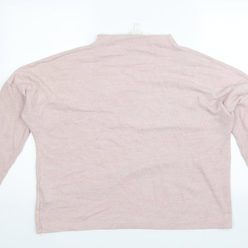 H&M Womens Pink   Pullover Jumper Size M