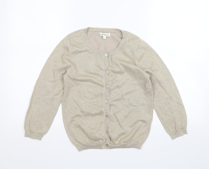Monsoon Womens Beige   Cape Jumper Size S