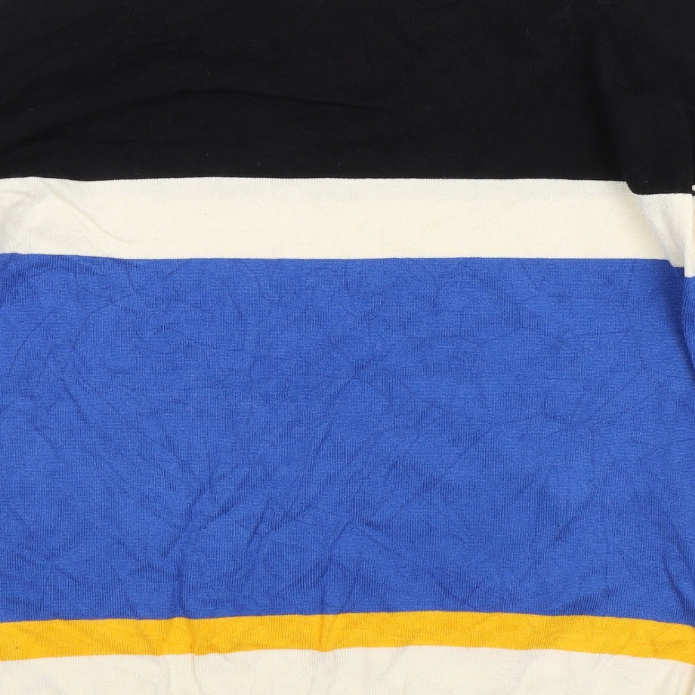 F&F Womens Blue Striped  Pullover Jumper Size 12