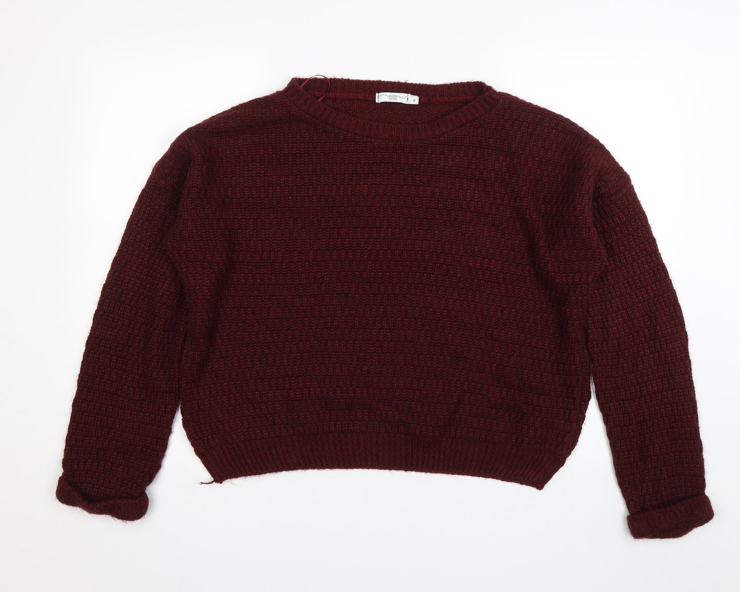 New Look Womens Red   Pullover Jumper Size 12