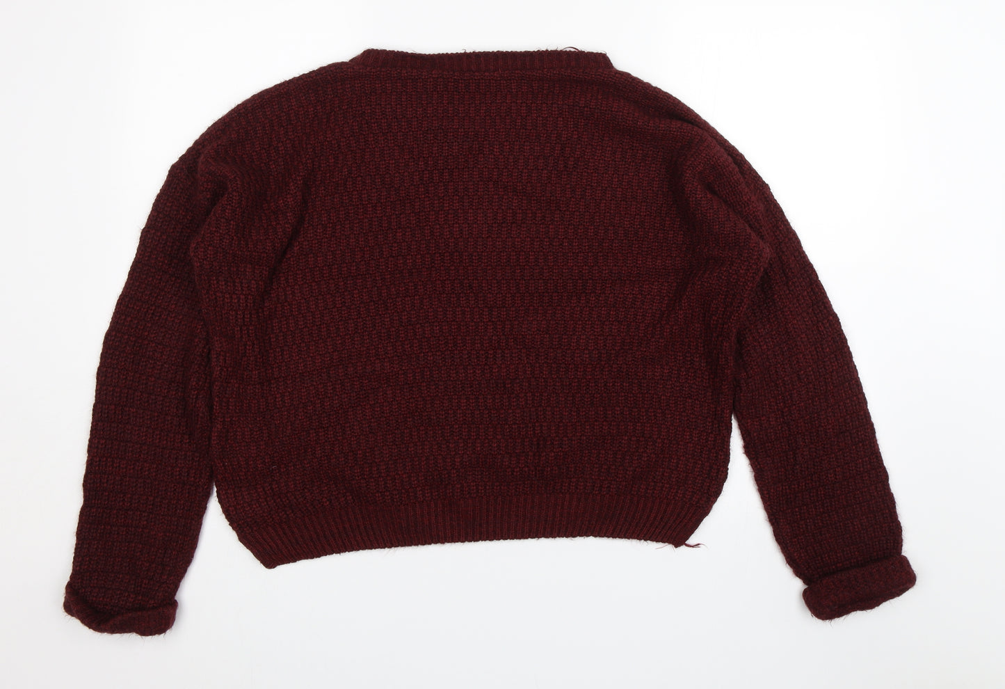 New Look Womens Red   Pullover Jumper Size 12