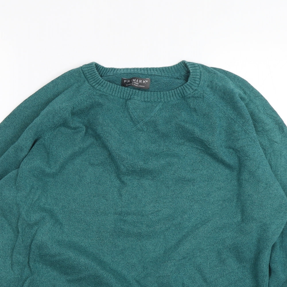 Primark Womens Green   Pullover Jumper Size L