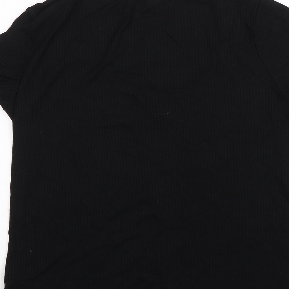 Dorothy Perkins Womens Black   Basic Blouse Size 14