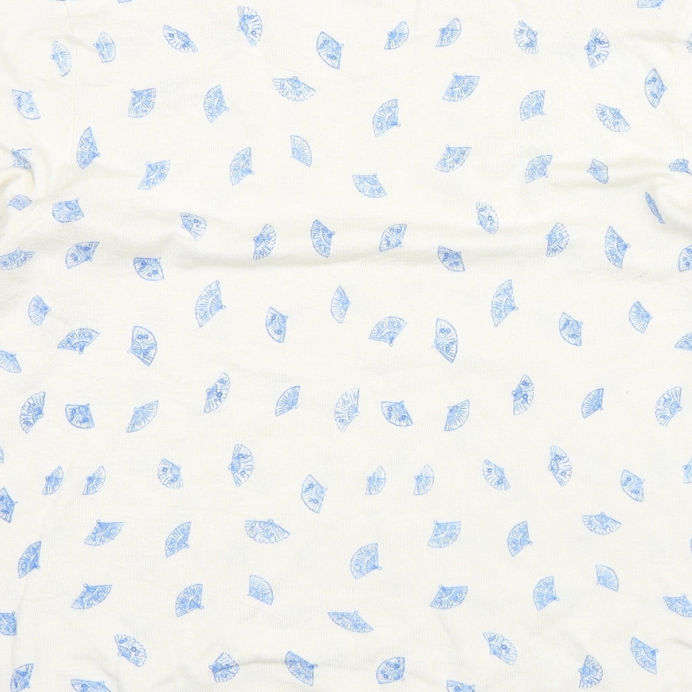 M&S Womens White   Pullover Jumper Size 14