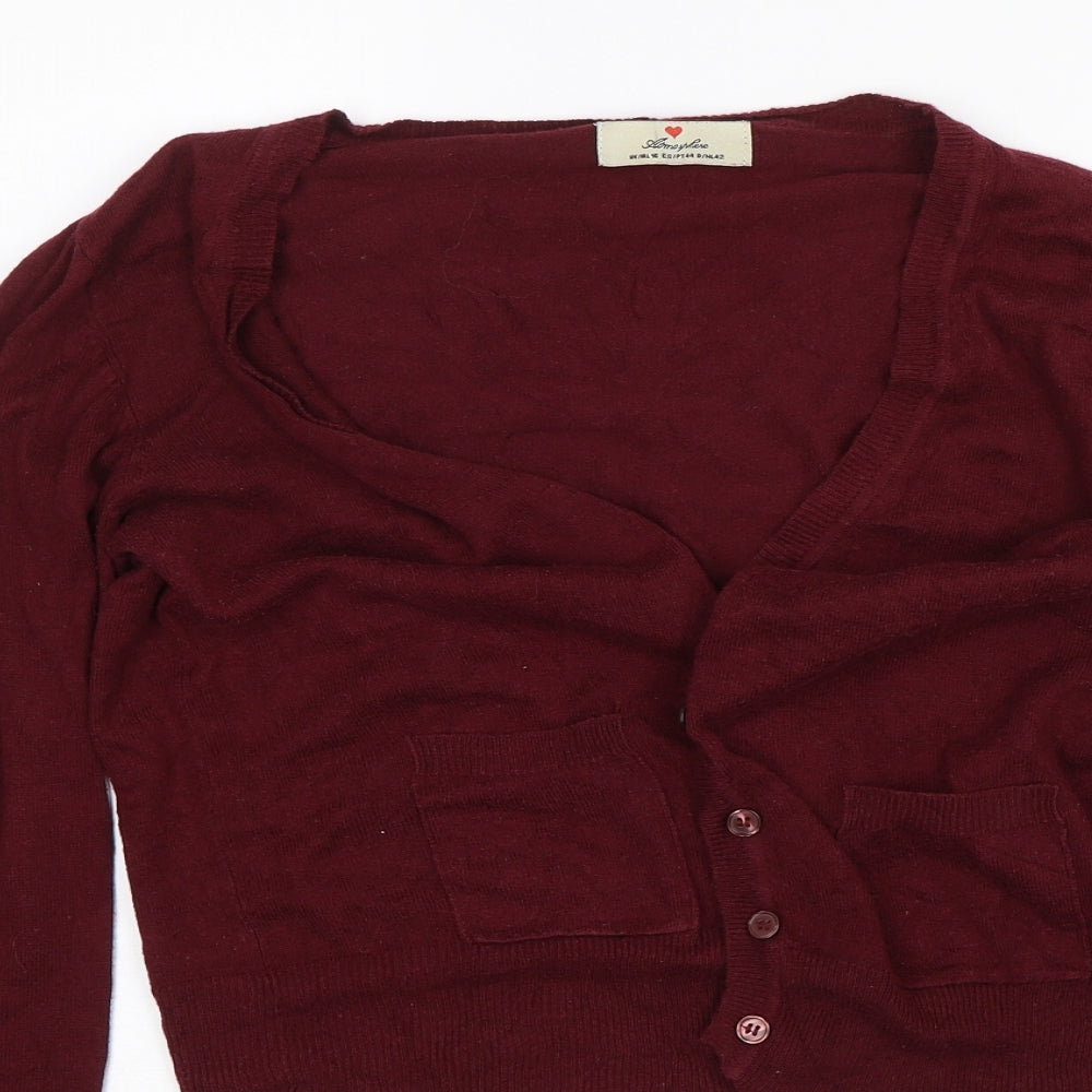 Atmosphere Womens Red   Cardigan Jumper Size 16