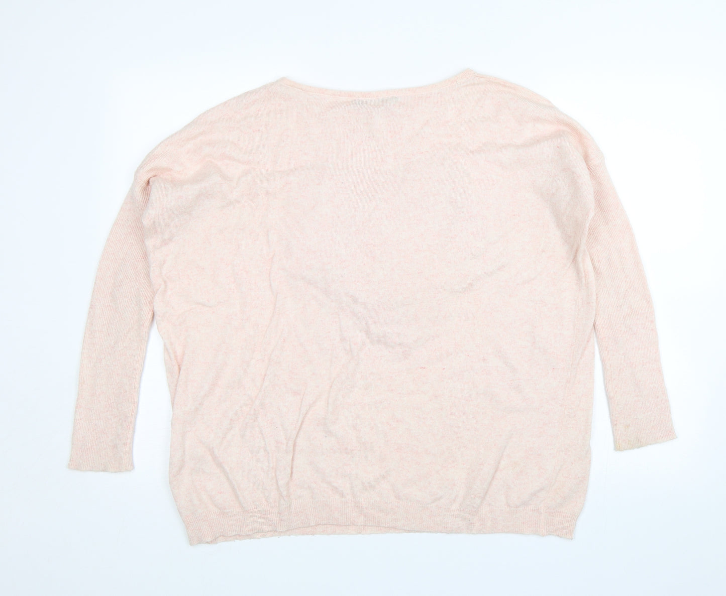QED London Womens Pink   Pullover Jumper Size S  - Heart