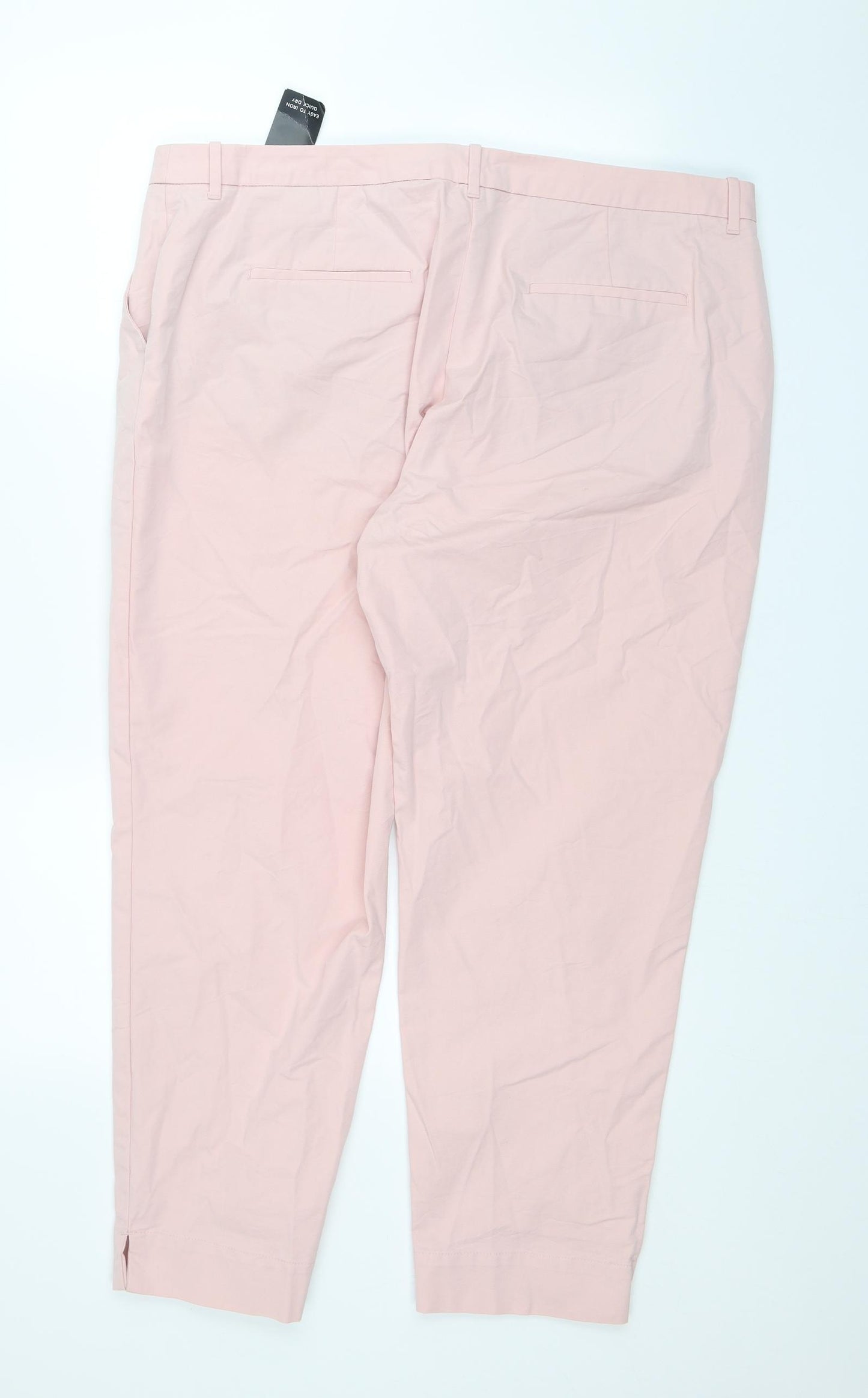 M&S Womens Pink   Trousers  Size 20 L25 in