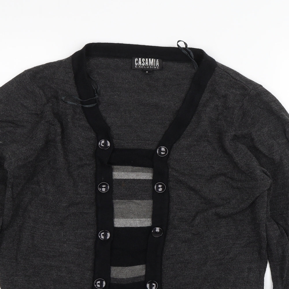 Casamia Womens Grey   Pullover Jumper Size S