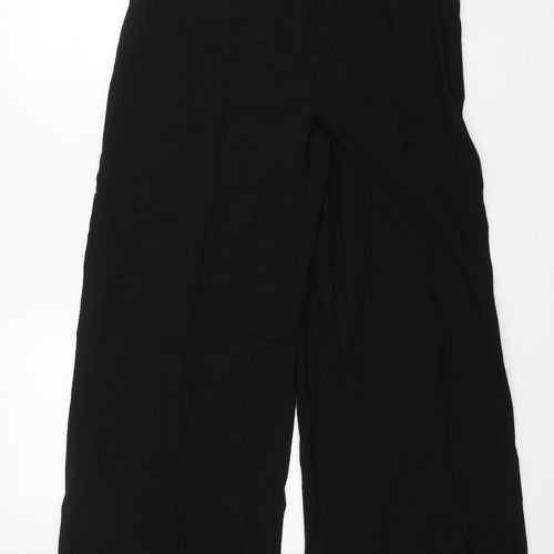 M&S Womens Black   Trousers  Size 12 L28 in