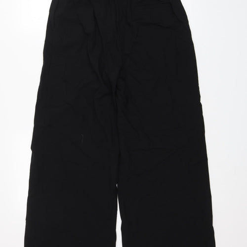 M&S Womens Black   Trousers  Size 12 L28 in