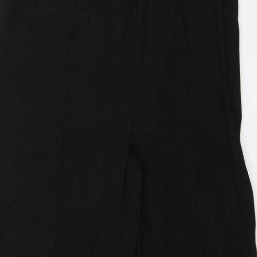 M&S Womens Black   Trousers  Size 12 L28 in