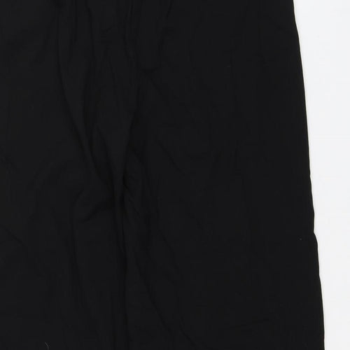 M&S Womens Black   Trousers  Size 12 L28 in