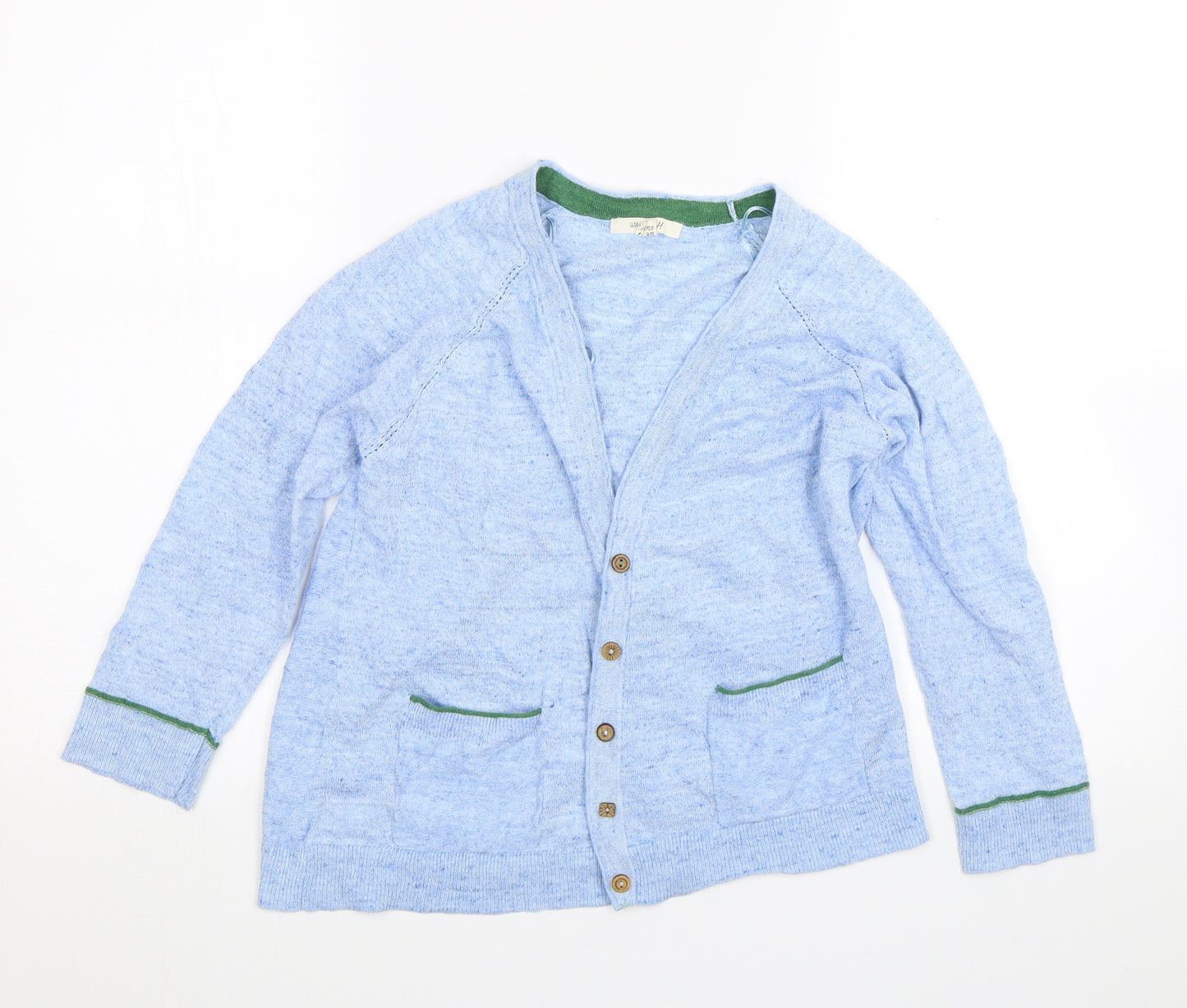White Stuff Womens Blue   Cardigan Jumper Size 14