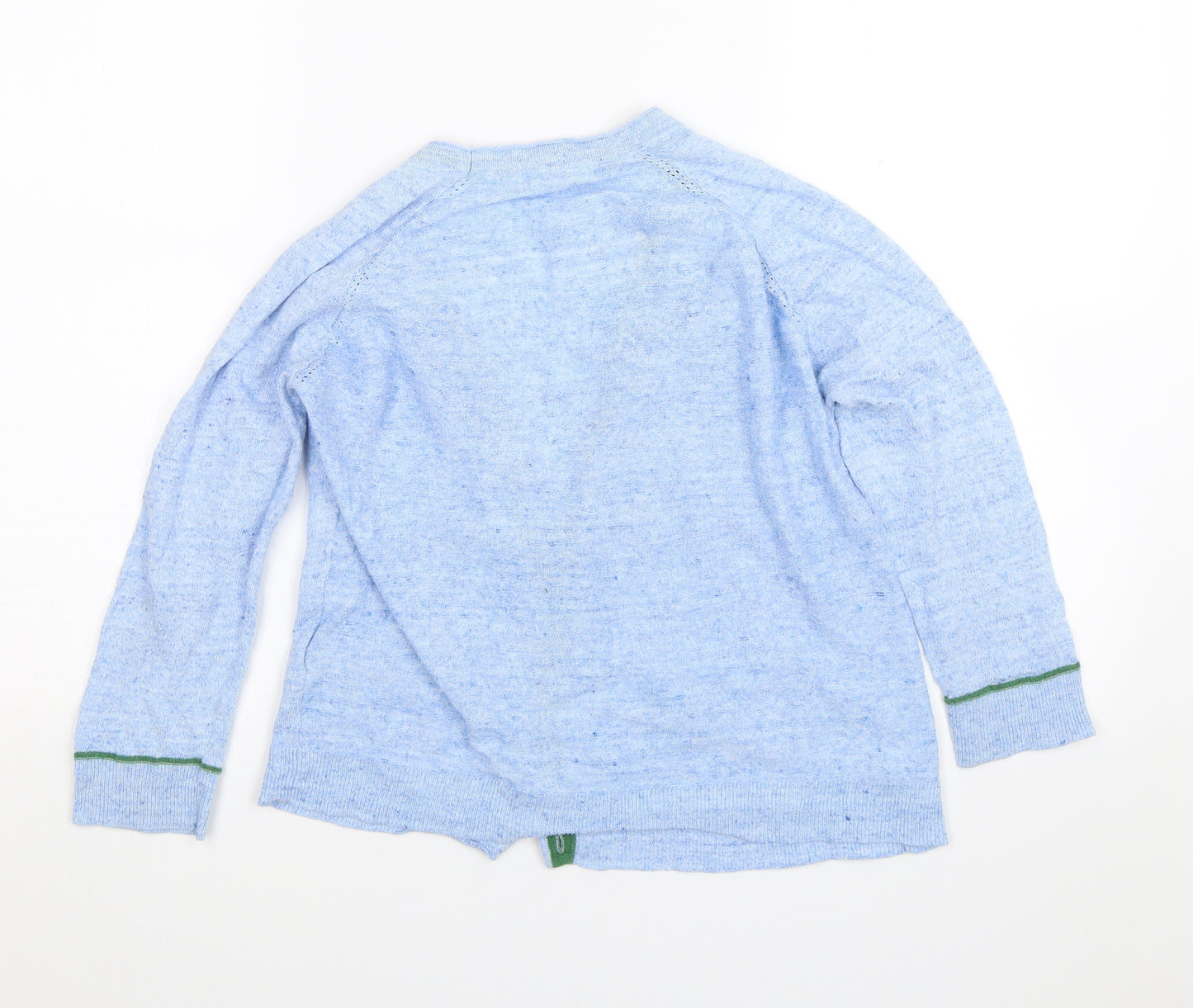 White Stuff Womens Blue   Cardigan Jumper Size 14