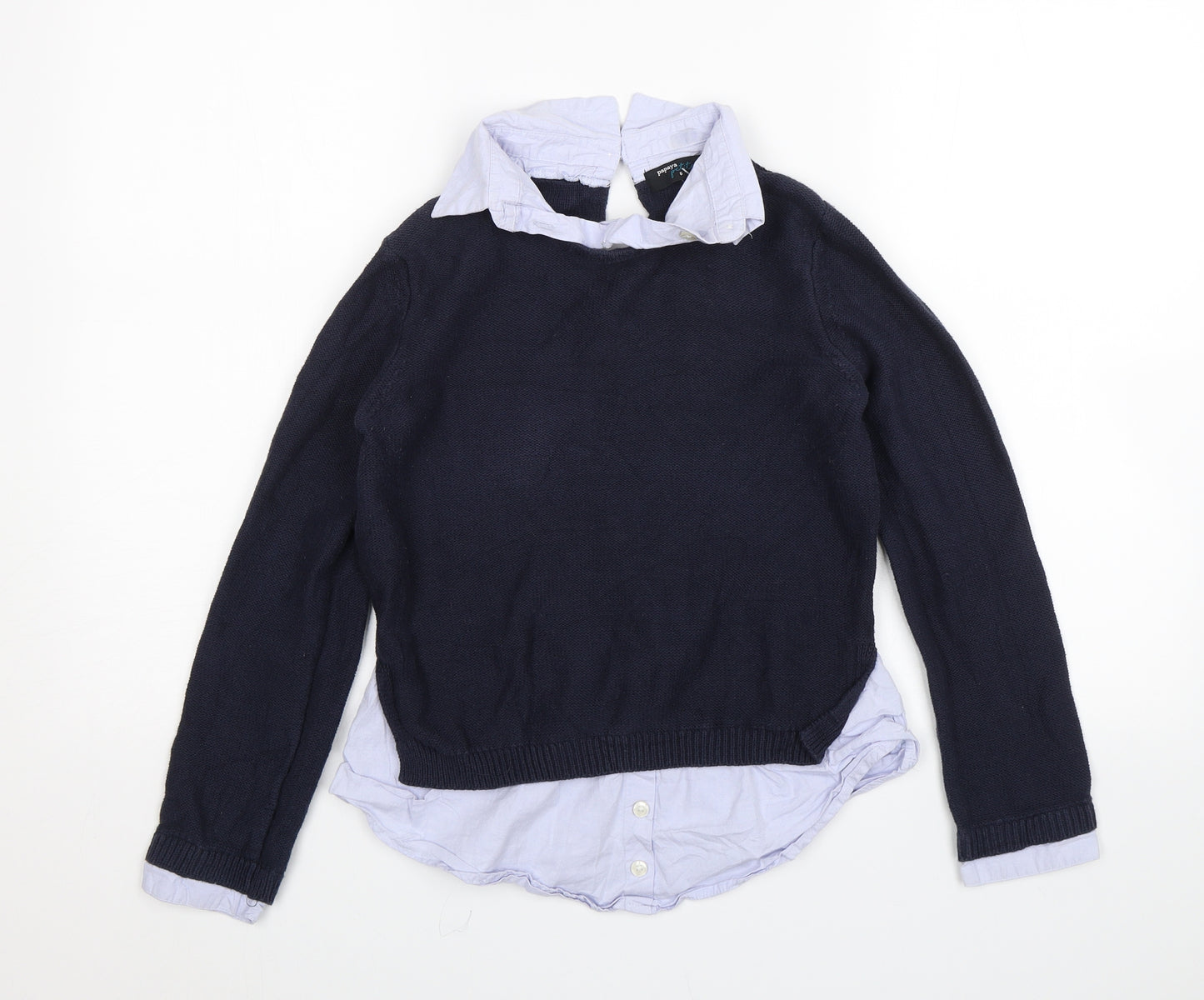 Papaya Womens Blue   Pullover Jumper Size 6