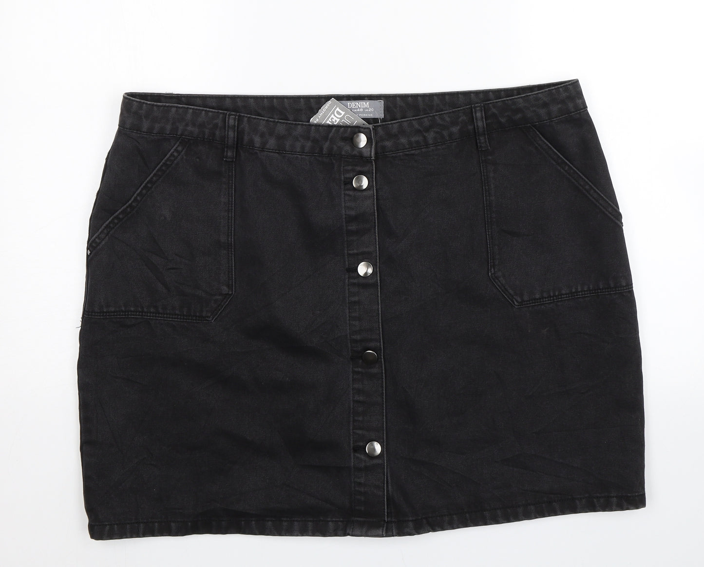 Dorothy Perkins Womens Black   Mini Skirt Size 20