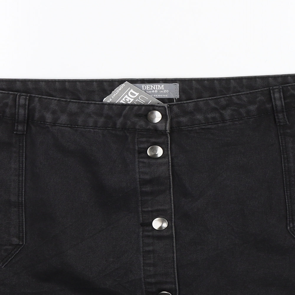 Dorothy Perkins Womens Black   Mini Skirt Size 20