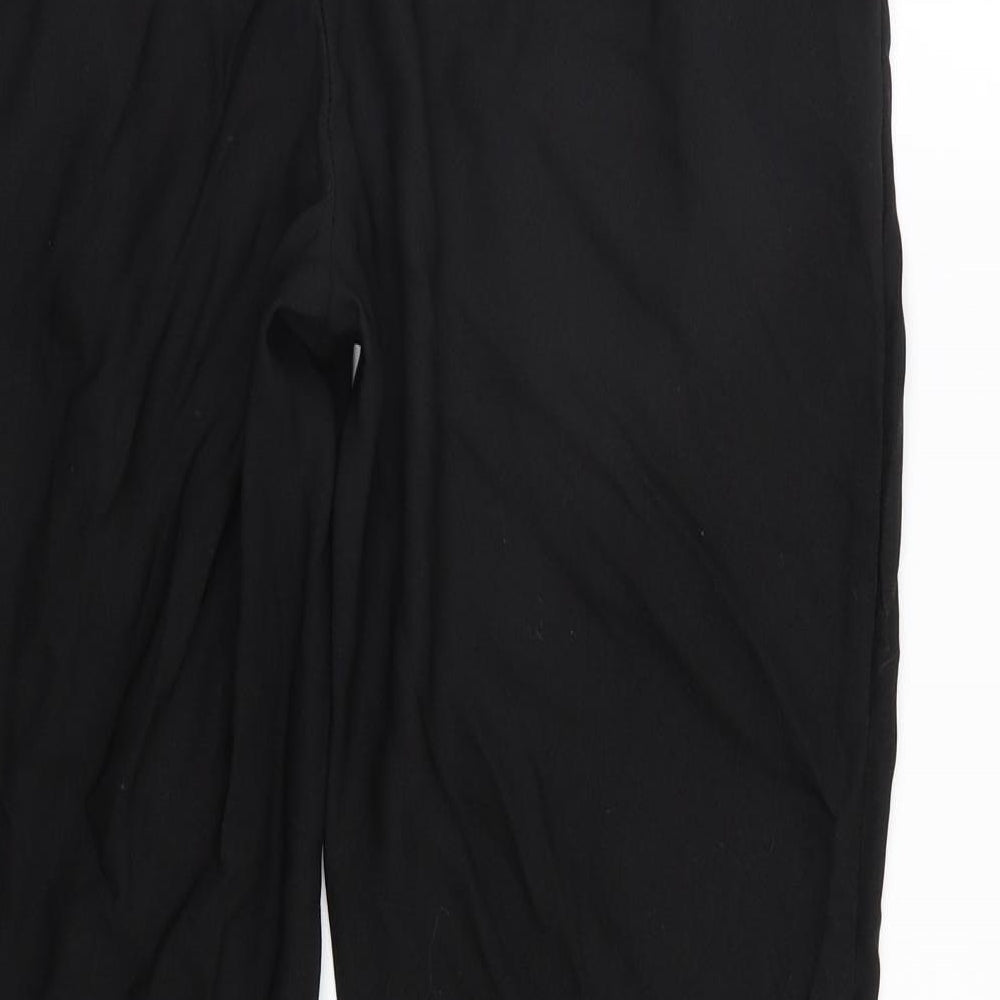 Stradivarius Womens Black   Trousers  Size 12 L26 in