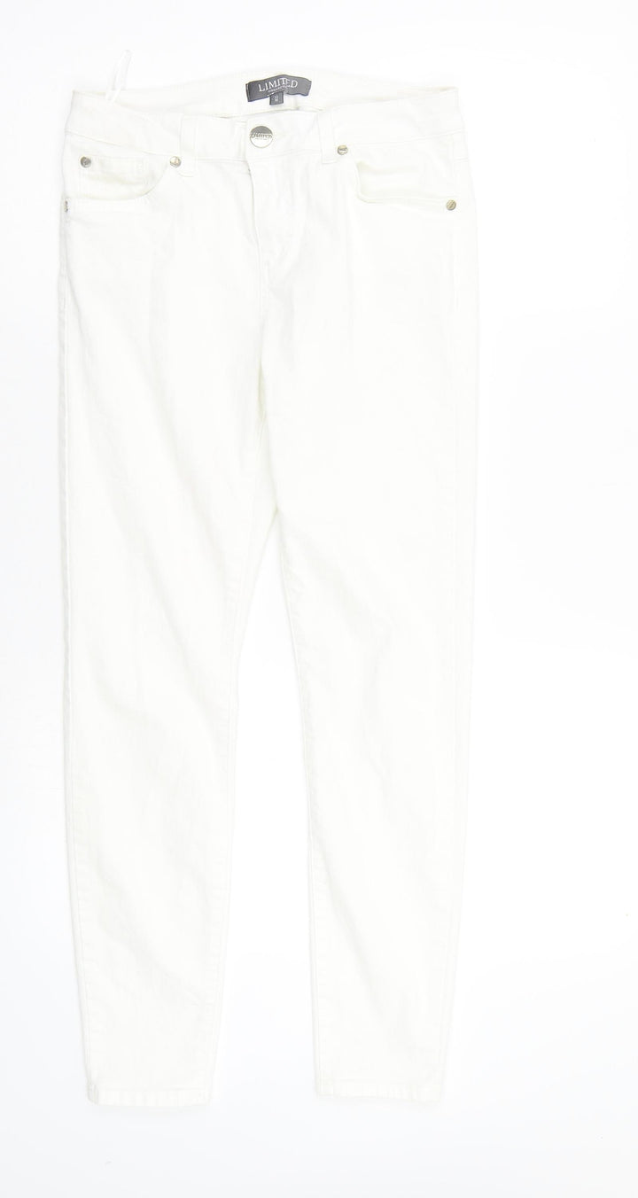 Limited Collection Womens White   Skinny Jeans Size 12 L29 in